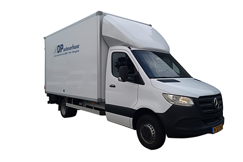 Verhuur bedrijfsauto Volkswagen Crafter bij DP Autoverhuur Wijchen, verschillende typen en klassen, concurrerende tarieven, particuliere en zakelijke verhuur, ook verhuur van verhuismaterialen